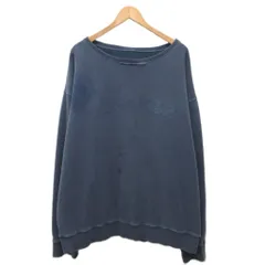 メゾンマルジェラ 10 Maison Margiela 10 スウェット トレーナー オーバーサイズ オーバーダイ ロゴ コットン L 紺  ネイビー S50GU0209のサムネイル