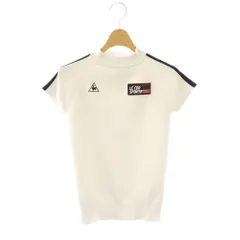 ルコックスポルティフ le coq sportif モックネック半袖ニット セーター サマー S ホワイト ブラック /ES ■OS ■SHのサムネイル