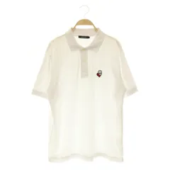 ラブレス LOVELESS スカルワッペンポロシャツ 半袖 M ホワイト /MY ■OS ■ADのサムネイル