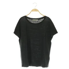 アクネ ストゥディオズ Acne Studios リネン 半袖カットソー ボートネック S ブラック /MY ■OSのサムネイル