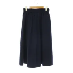 ナラカミーチェ NARA CAMICIE ラップライクフレアスカート ロング 1 ネイビー /DO ■OSのサムネイル