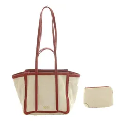 サマンサタバサプチチョイス Samantha Thavasa Petit Choice 2WAYバッグ トート ショルダー ポーチ付き アイボリー /SS ■OSのサムネイル