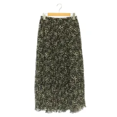 アーバンリサーチ ドアーズ URBAN RESEARCH DOORS ランダムプリーツスカート ロング 総柄 ONE ブラック /MY ■OS ■MAのサムネイル