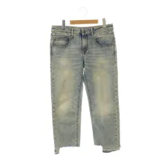 アールサーティーン R13 Boy Straight カットオフデニムパンツ ジーンズ 28 ブルー /DF ■OSのサムネイル