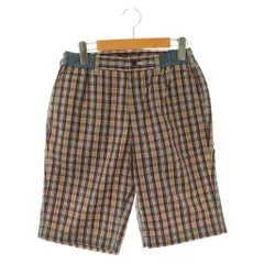 コムデギャルソンオム COMME des GARCONS HOMME HK-P036 AD2012 チェック ハーフパンツ ショートパンツ S グレージュ マルチカラー /ES ■OSのサムネイル