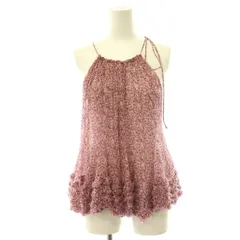 ステラマッカートニー STELLA McCARTNEY フラワーチュールキャミソール シアー シルク 34 紫 パープル マルチカラー 565086 /CX ■OSのサムネイル