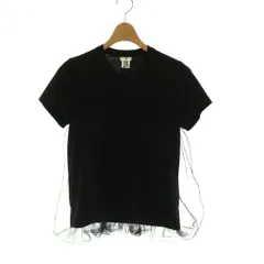 ノワールケイニノミヤ  kei ninomiya AD2019 3E-T002 バルーンチュールTシャツ カットソー 半袖 コットン XS 黒 ブラック /NR ■OSのサムネイル