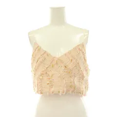 アメリヴィンテージ Ameri VINTAGE 25SS 2WAY MIX PINK SHAGGY BUSTIER ビスチェ キャミソール クロップド F ピンク マルチカラー /CX ■OSのサムネイル