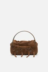 【新品・最安値】Acne Studios Multipocket micro crossbody suede COGNACBROWN 正規品 ショルダーバッグのサムネイル