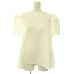 アベニールエトワール Aveniretoile 24SS タックパフスリーブフレアカットソー 半袖 バックテール 38 ホワイト /ES ■OSのサムネイル