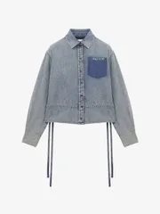 【新品・最安値】Alexander Mcqueen Denim shirt*6 BLUEMIDWASH 正規品 半袖(Tシャツ)のサムネイル