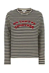 【新品・最安値】Alexander Mcqueen Jersey NAVYIVORY 正規品 半袖(Tシャツ)のサムネイル
