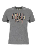 【新品・最安値】Fendi T-shirt fendi roma 192 GREY MELANGE 正規品 半袖(Tシャツ)のサムネイル