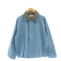 ボリントン Bollington. SHIPS any 別注ショート ハンティングジャケット ブルゾン ステンカラー L ブルー グレー 714-08-0043 /CX ■OS ■SHのサムネイル