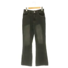 アメリヴィンテージ Ameri VINTAGE 25SS SENSU DETAIL DENIM PANT デニムパンツ ブーツカット 24 黒 ブラック /HS ■OSのサムネイル