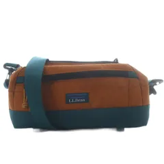エルエルビーン L.L.BEAN コンチネンタル・ウエスト・パック ショルダーバッグ 2way ナイロン オレンジ グリーン /YO11のサムネイル