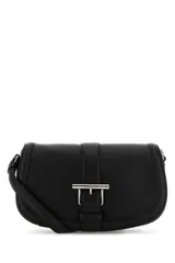 【新品・最安値】Alexander Mcqueen T-bar satchel BLACKSILVER 正規品 ショルダーバッグのサムネイル