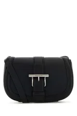 【新品・最安値】Alexander Mcqueen T-bar satchel mini BLACKSILVER 正規品 ショルダーバッグのサムネイル