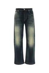 【新品・最安値】Alexander Mcqueen Wide leg jean DARKINDIGO 正規品 スキニーデニムのサムネイル