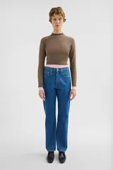 【新品・最安値】Jil Sander Ls cn crop jumper ESPRESSO 正規品 ノースリーブのサムネイル