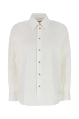 【新品・最安値】Bottega Veneta Cotton poplin knot shirt WHITE 正規品 半袖(Tシャツ)のサムネイル