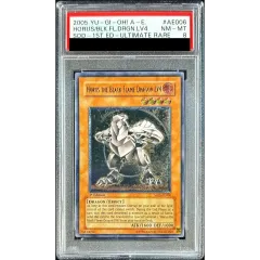 PSA8鑑定済〕☆旧アジア☆ホルスの黒炎竜LV4【レリーフ】{SOD-AE006