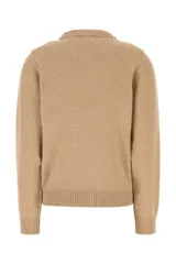 【新品・最安値】Ganni Graphic wool sweater CAMEL 正規品 ノースリーブのサムネイル