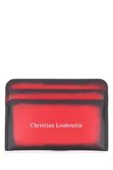 【新品・最安値】Christian Louboutin Canopy card holder calf brush BRUSHLOUBI 正規品 三つ折り財布のサムネイル