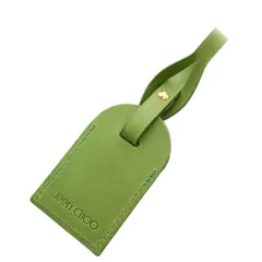 ジミーチュウ JIMMY CHOO ネームタグ レザー 緑 グリーン /AN22 ■OHのサムネイル
