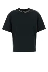 【新品・最安値】Golden Goose Deluxe Brand Golden w's boxy t-shirt dyed gauze organic cotton WASHEDBLACK 正規品 半袖(Tシャツ)のサムネイル