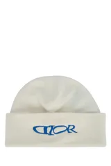 【新品・最安値】Dior Homme Cuffia BLANC 正規品 ニット帽・ビーニーのサムネイル