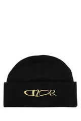 【新品・最安値】Dior Homme Cuffia NOIR 正規品 ニット帽・ビーニーのサムネイル