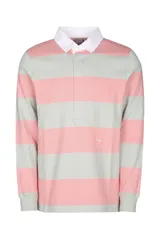 【新品・最安値】Dior Homme Polo rugby righe rosa Grey 正規品 ポロシャツのサムネイル