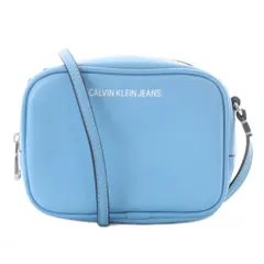 カルバンクラインジーンズ Calvin Klein Jeans ショルダーバッグ ミニ フェイクレザー ロゴ 水色 ライトブルー /YI32のサムネイル
