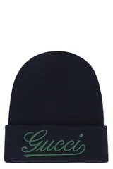 【新品・最安値】Gucci Hat guccino NAVYDARKGREEN 正規品 ニット帽・ビーニーのサムネイル