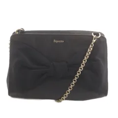 レペット Repetto ショルダーバッグ チェーン リボン レザー 黒 ブラック /AN19のサムネイル