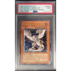 PSA9鑑定済〕☆旧アジア☆ホルスの黒炎竜LV6【レリーフ】{SOD-AE007