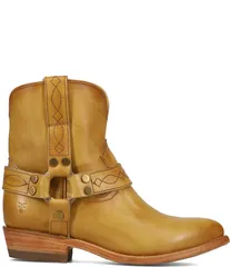 フライ レディース シューズ ブーツ・レインブーツ レザー Frye Billy Short Harness Leather Booties Bananaのサムネイル