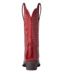アリアト レディース シューズ ブーツ・レインブーツ レザー Ariat Womens Heritage Leather R Toe Stretch Fit Western Boots Rosy Reのサムネイル