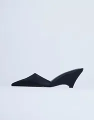 トップショップ レディース シューズ サンダル Topshop Annie wedge closed toe shoes Black ブラックのサムネイル