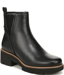ナチュライザー レディース シューズ ブーツ・レインブーツ レザー Naturalizer Darry Water Repellent Leather Booties Black ブラックのサムネイル