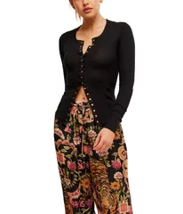 フリーピープル レディース トップス シャツ レース Free People Going Places Cardi Black ブラックのサムネイル