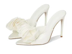 スティーブ マデン レディース シューズ ヒール Steve Madden Affinity Ivory Satin Pearl アイボリーのサムネイル