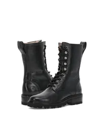 フライ レディース シューズ ブーツ・レインブーツ Frye Olivia Combat Black ブラックのサムネイル