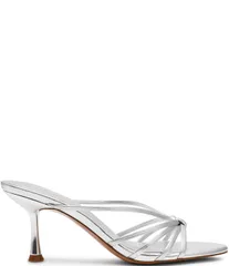 スティーブ マデン レディース シューズ ヒール サンダル レザー Steve Madden Edna Leather Strappy Dressandalsilver シルバーのサムネイル