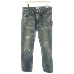 ダブルタップス WTAPS ブルーズベリースキニー BLUES VERY SKINNY デニムパンツ ジーンズ ジップフライ ダメージ加工 M 青 ブルー 122GWDT-PTM05 /YT5のサムネイル