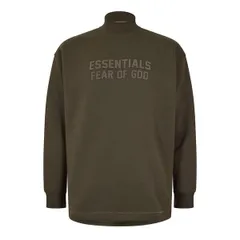 フィアオブゴッド メンズ アウター パーカー・スウェット シャツ Fear Of God Essentials Mens Crew Sweatshirt Black ブラックのサムネイル