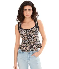 フリーピープル レディース トップス シャツ Free People Bridgette Corsetop Black Combo ブラックのサムネイル