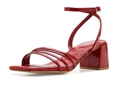カルバンクライン レディース シューズ ヒール Calvin Klein Pazey Dark Red Patent レッドのサムネイル