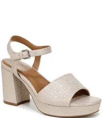 ナチュライザー レディース シューズ サンダル プラットフォーム アンクル Naturalizer Lilly Embossed Weave Ankle Straplatform Dressandalのサムネイル